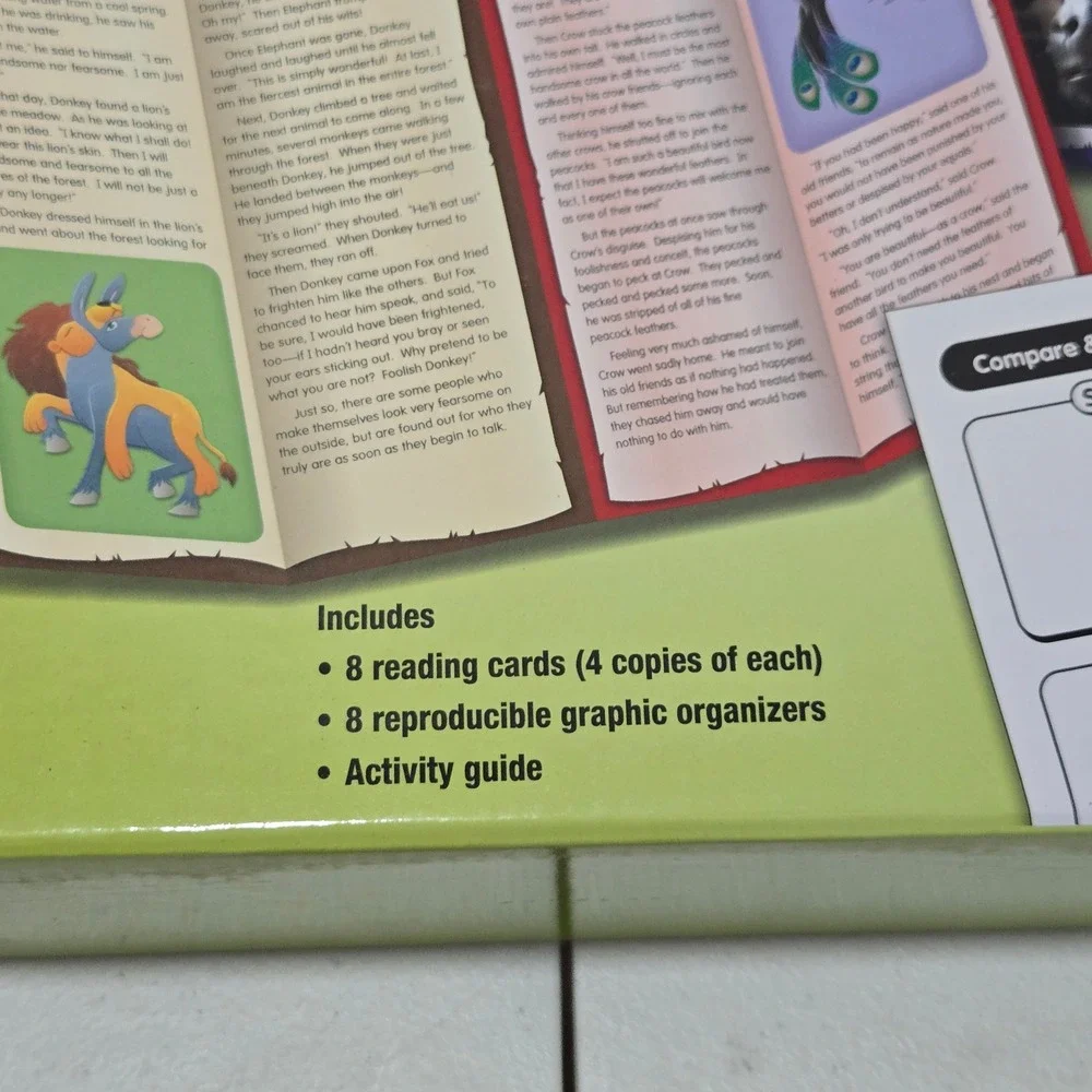 Lakeshore Grade 3 Whats the Point Comparing Text Center AA272 Reading Skills